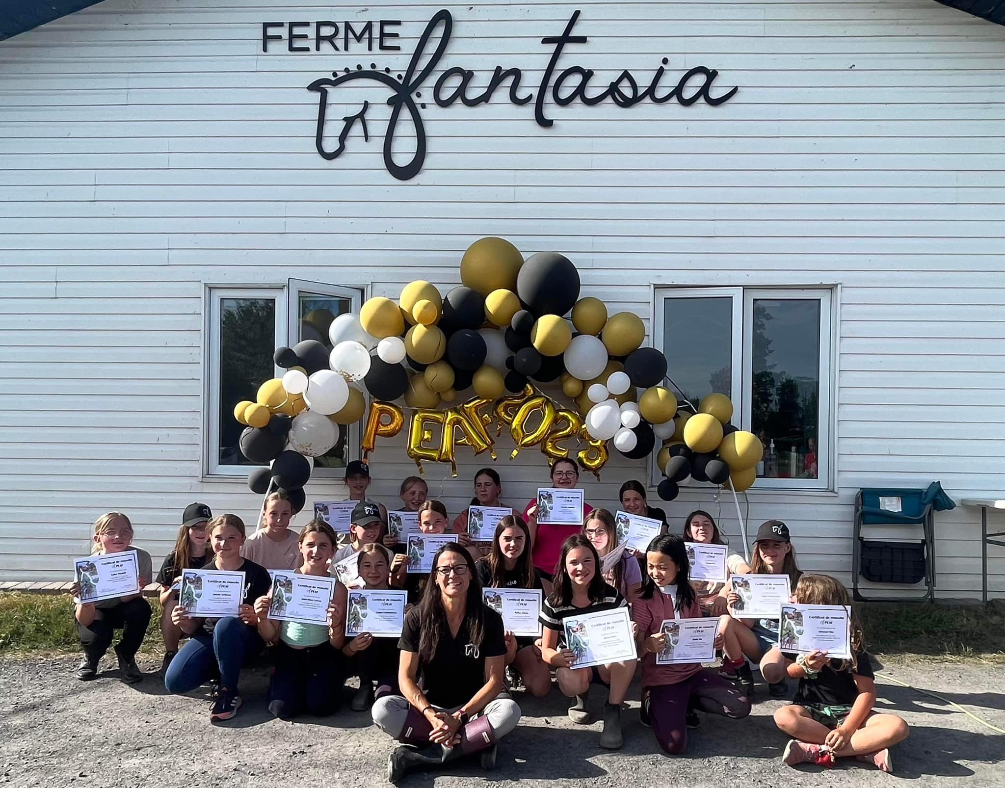 Élève cavalier en formation